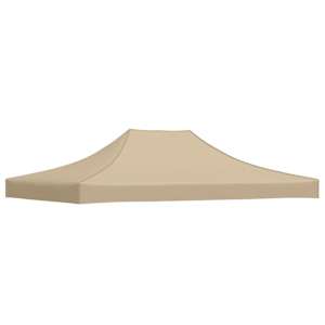 Střecha k party stanu 4,5 x 3 m béžová 270 g/m² - obrázek 2