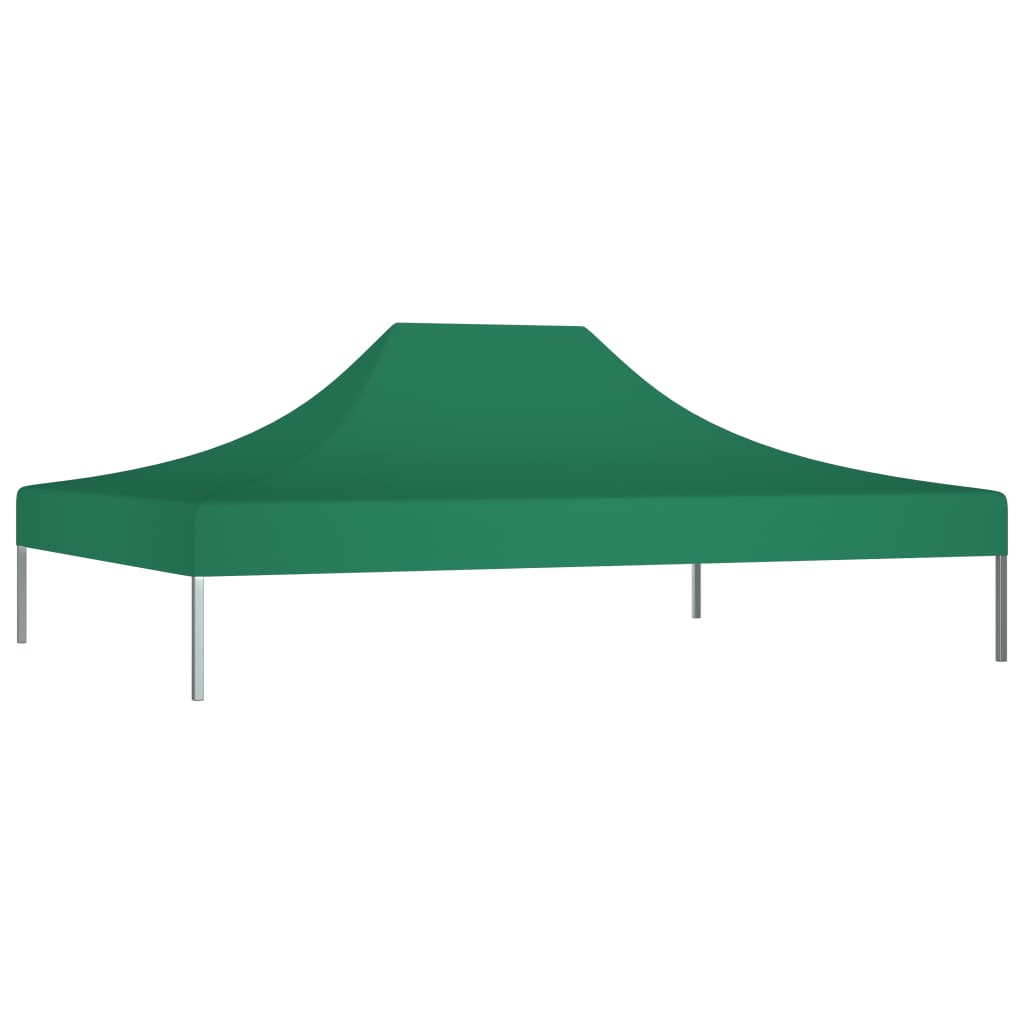 vidaXL Toit de tente de réception 4,5x3 m Vert 270 g/m²