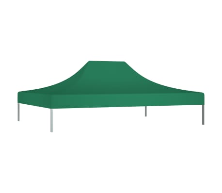 vidaXL Acoperiș pentru cort de petrecere, verde, 4,5 x 3 m, 270 g/m²