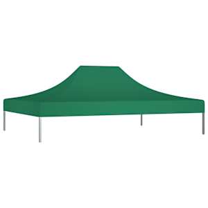 vidaXL Techo de carpa para celebraciones verde 4,5x3 m 270 g/m&sup2;