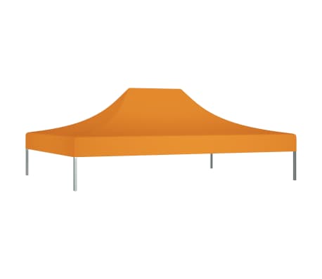 vidaXL Dach do namiotu imprezowego, 4,5 x 3 m, pomarańczowy, 270 g/m²