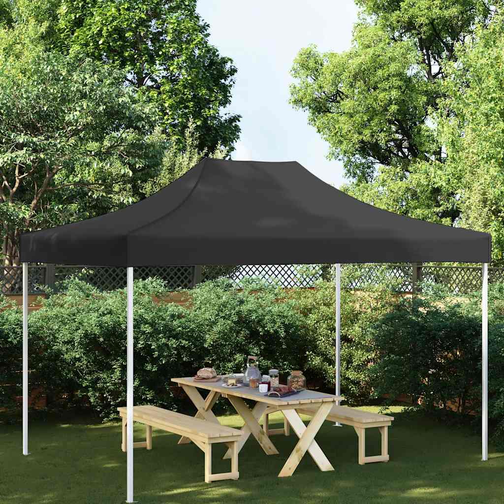 vidaXL Acoperiș pentru cort de petrecere, negru, 4,5 x 3 m, 270 g/m²