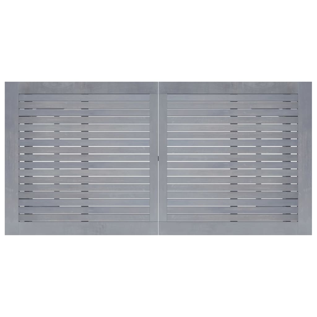 Ensemble De Bar D'extérieur 5 Pcs Gris Bois D'acacia Massif VidaXL 18 width=274