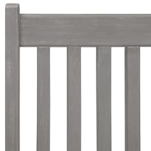 5dílná zahradní jídelní sada (150-200) x 100 cm masivní akácie šedá - obrázek 6