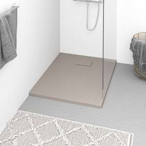 Kad za tuš SMC rjava 90x70 cm
