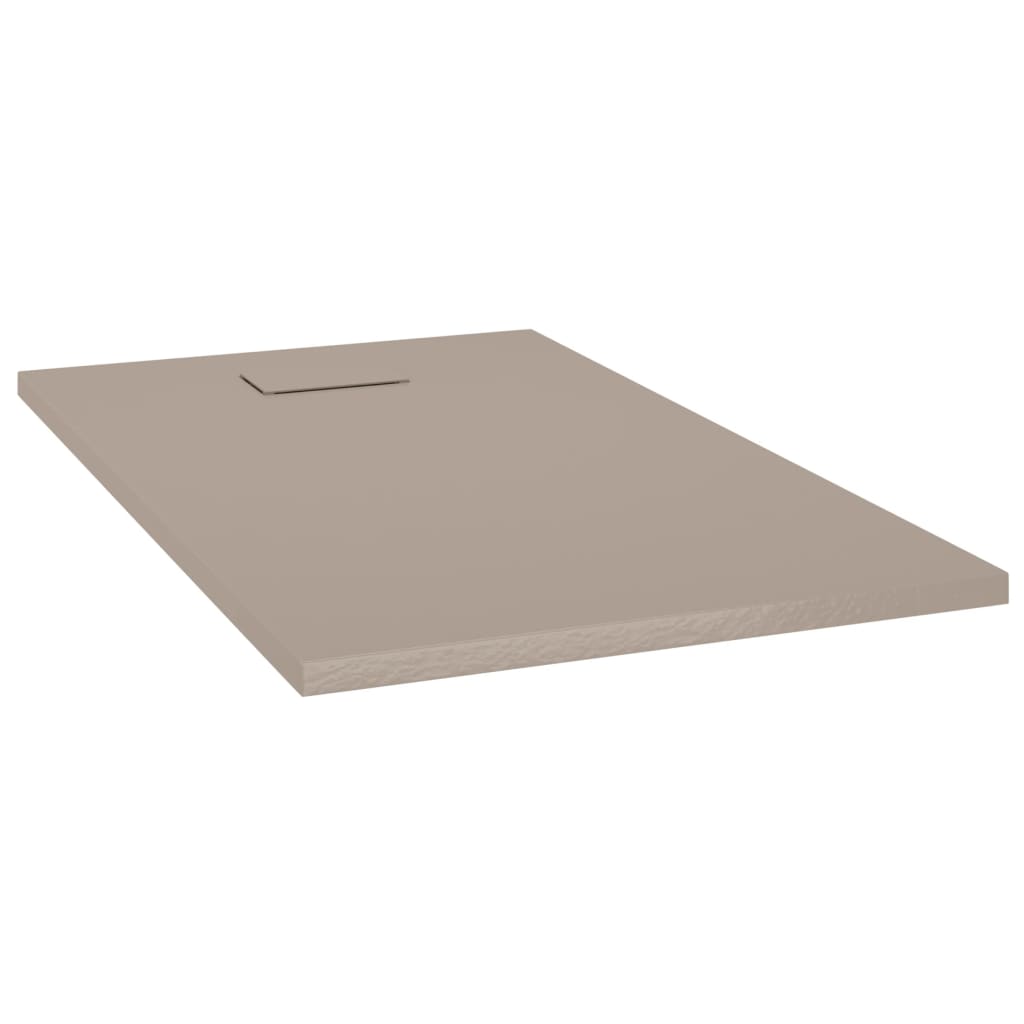 Photos - Shower Tray VidaXL Shower Base Tray SMC Brown 47.2"x27.6" 