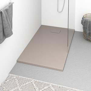 Kad za tuš SMC rjava 120x70 cm
