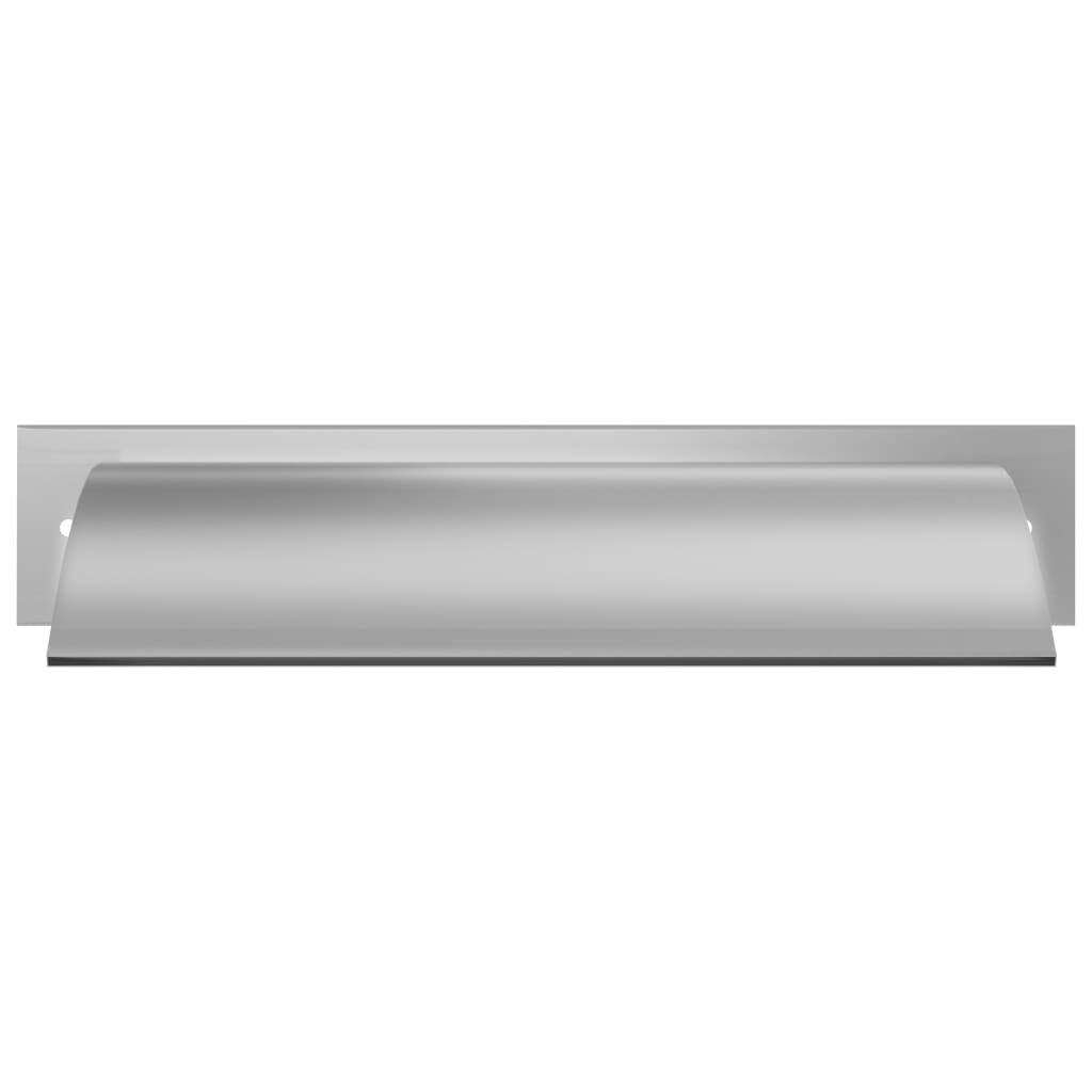 Ezüstszínű rozsdamentes acél medenceszökőkút 45 x 26 x 13 cm 