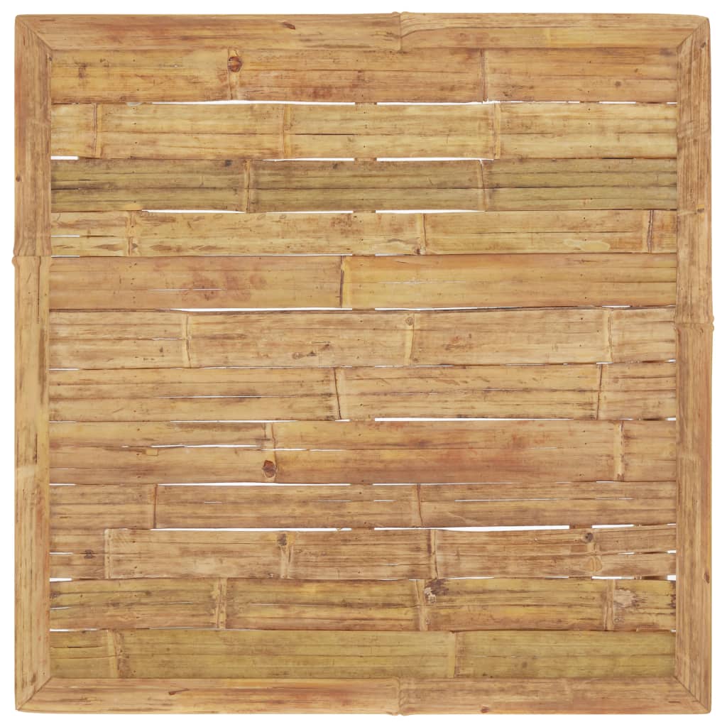 Zestaw wypoczynkowy bambusowy, kremowy, 65x70x60 cm