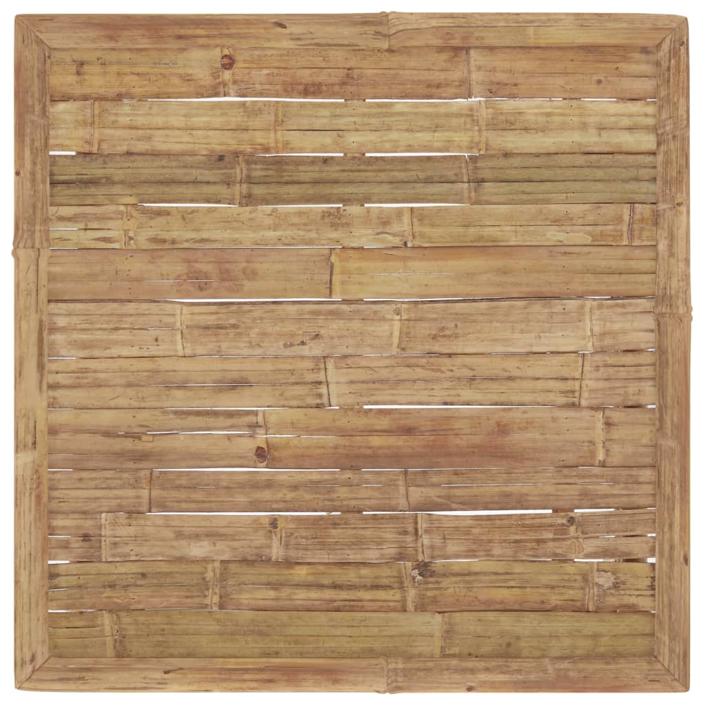 Zestaw wypoczynkowy bambusowy, ciemnoszary, 65x70x60 cm