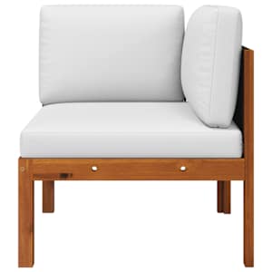 Zahradní rohová pohovka s polštáři, akácie a provaz - obrázek 4