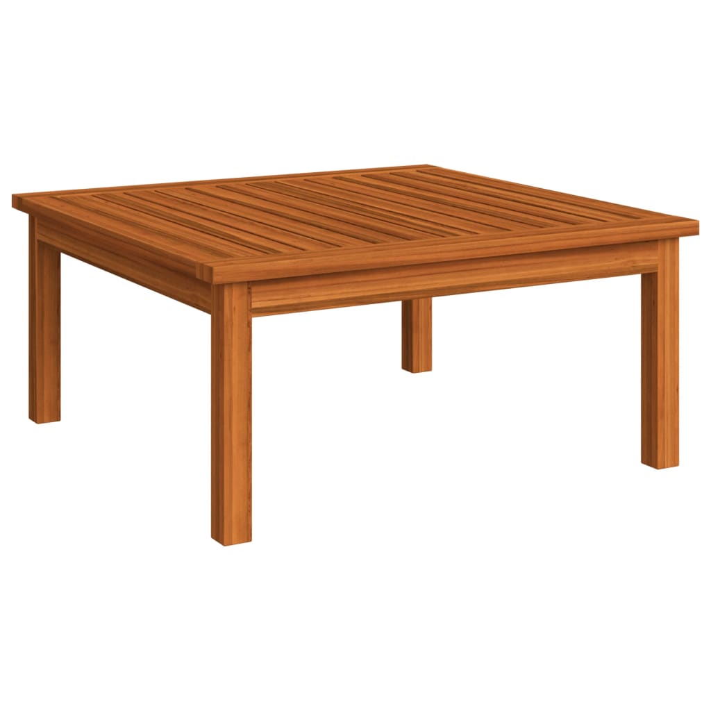Garden Lounge Table 63x63x30 cm Solid Acacia Wood