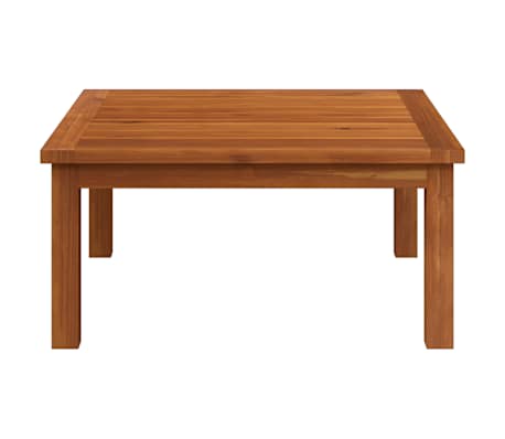 vidaXL Table de salon de jardin 63x63x30 cm Bois solide d'acacia