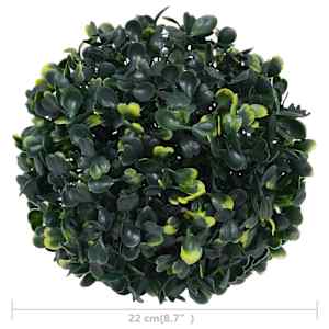 Umělé buxus koule 2 ks 22 cm - obrázek 4