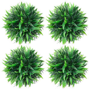 Umělé buxus koule 4 ks 15 cm - obrázek 1