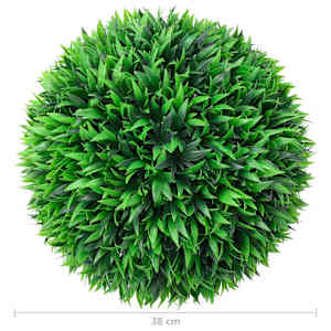 Umělé buxus koule 2 ks 38 cm - obrázek 4