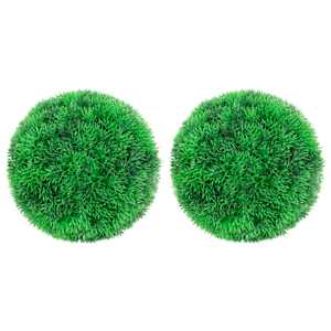 Umetni pušpani okrogli 2 kosa 22 cm