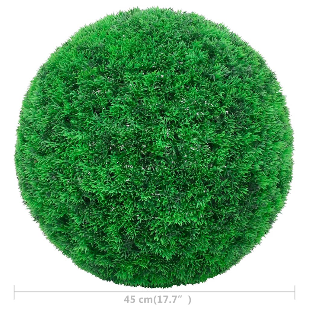 vidaXL Artificial Boxwood Balls 2 pcs 17.7"