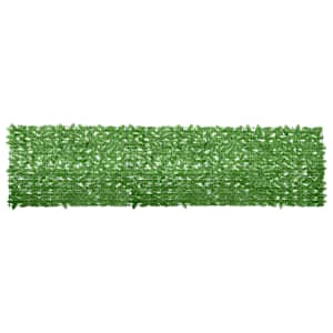 Balkonsko platno z zelenim listjem 400x100 cm
