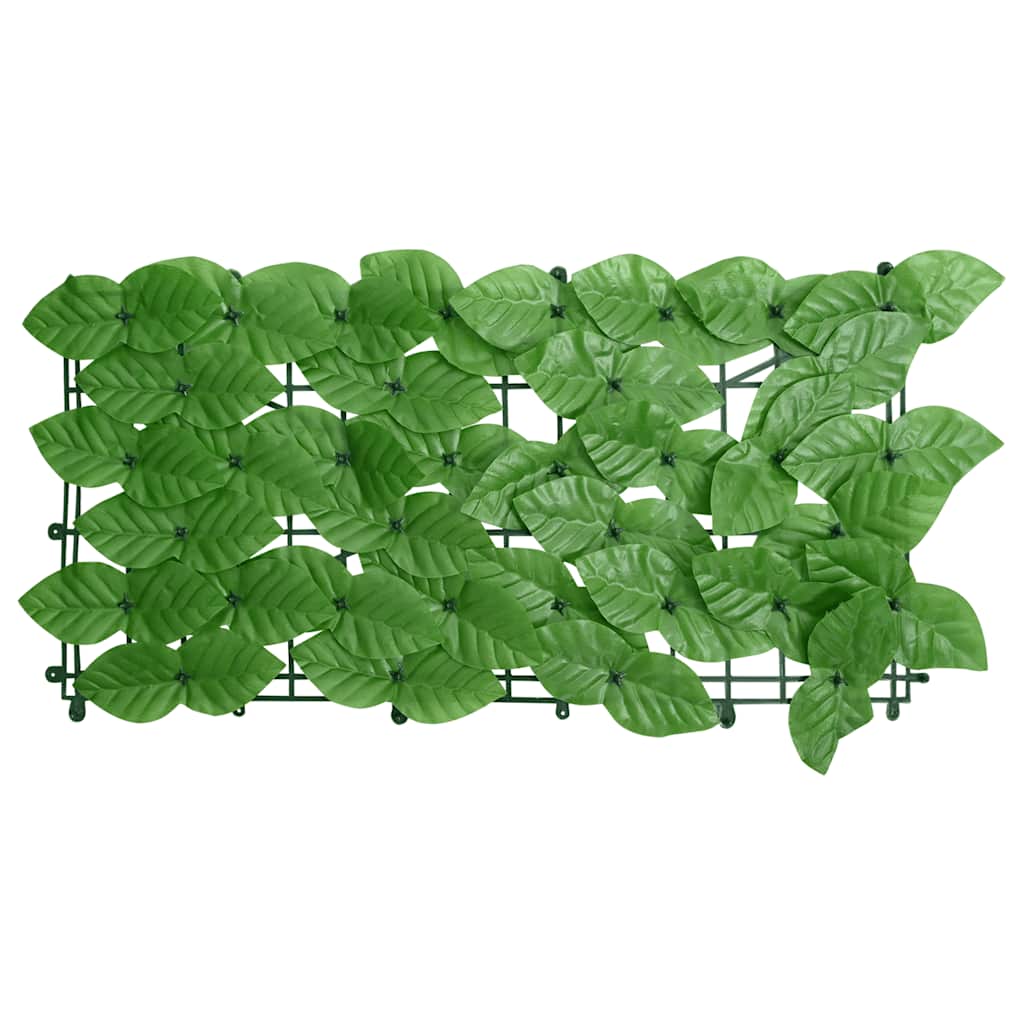 vidaXL Balkonscherm met groene bladeren 500x150 cm afbeelding
