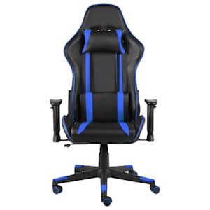 vidaXL Καρέκλα Gaming Περιστρεφόμενη Μπλε από PVC