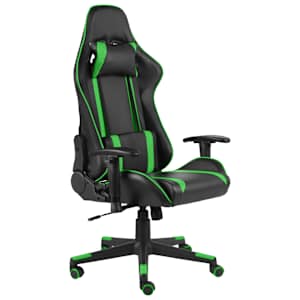 vidaXL p&ouml;&ouml;ratav m&auml;nguritool roheline PVC