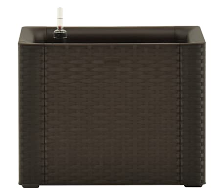 vidaXL Lovelis su savaiminio laistymo sistema, moka, 43x43x33cm