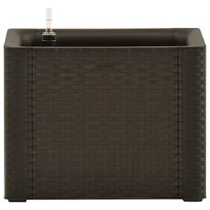 vidaXL Lovelis su savaiminio laistymo sistema, moka, 43x43x33cm