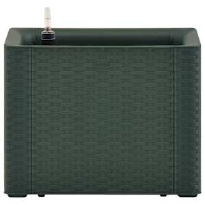 vidaXL Lovelis su savaiminio laistymo sistema, žalias, 43x43x33cm