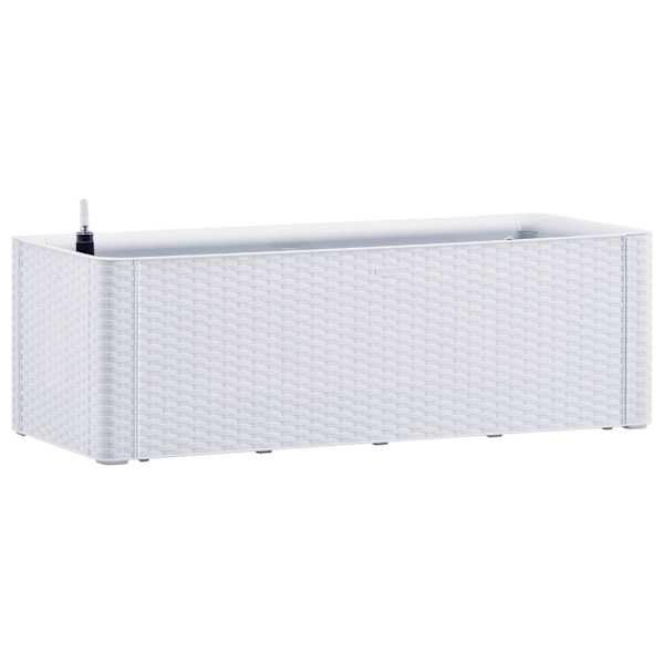 vidaXL taimelava isekastmise s&uuml;steemiga, valge 100 x 43 x 33 cm