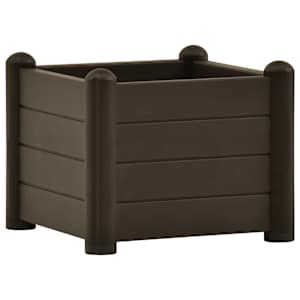 Vyvýšený záhon PP mocha 43 x 43 x 35 cm - obrázek 2