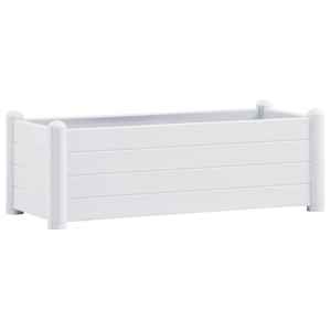 vidaXL aia taimelava PP valge 100 x 43 x 35 cm