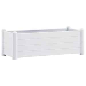Vyvýšený záhon PP bílý 100 x 43 x 35 cm - obrázek 2