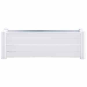 Vyvýšený záhon PP bílý 100 x 43 x 35 cm - obrázek 3