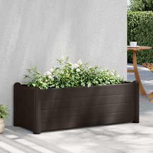 Visoka greda PP mocha 100x43x35 cm
