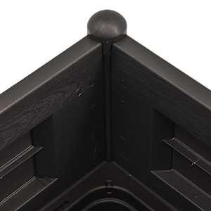 Vyvýšený záhon PP antracitový 100 x 43 x 35 cm - obrázek 5