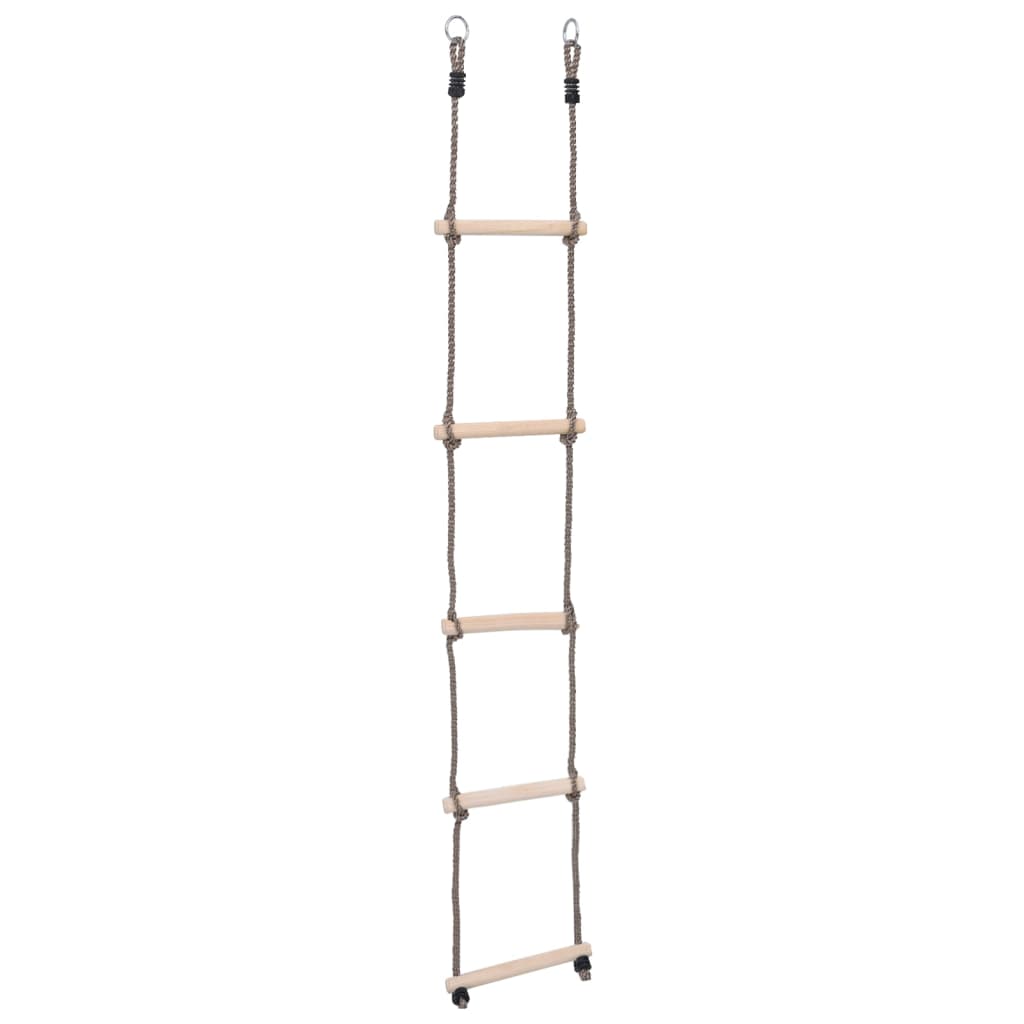 Ladder met 5 sporten 210 cm massief grenenhout
