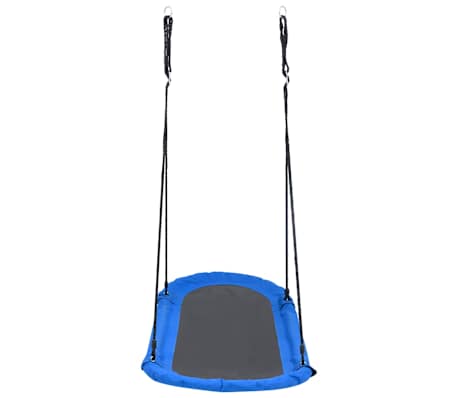 vidaXL Gugalnica gnezdo z zastavicami 165x70 cm