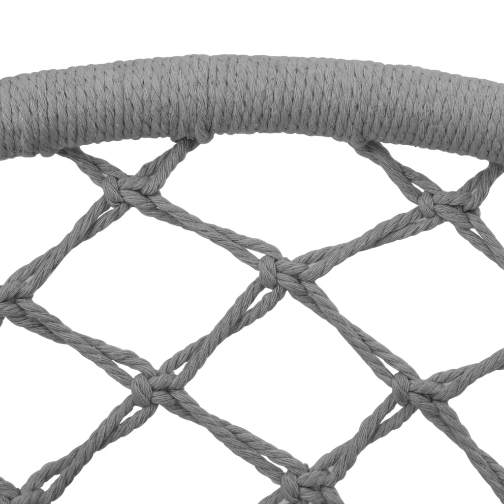 Alternativ bild 4 för VidaXl Hängstol 80 Cm Grå