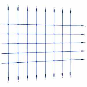 Plezalna mreža 200x150 cm modra