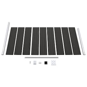 Plotový dílec WPC 95 x 186 cm černý - obrázek 6