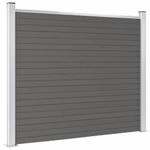 Plotový dílec WPC 180 x 146 cm šedý - obrázek 2