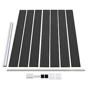 Plotový dílec WPC 175 x 146 cm černý - obrázek 6