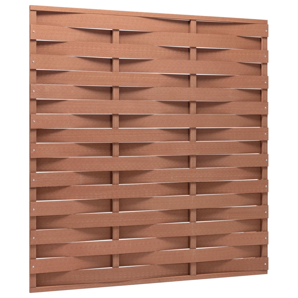 vidaXL Fence Panel WPC 170x180 cm Brown