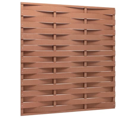 vidaXL Fence Panel WPC 170x180 cm Brown