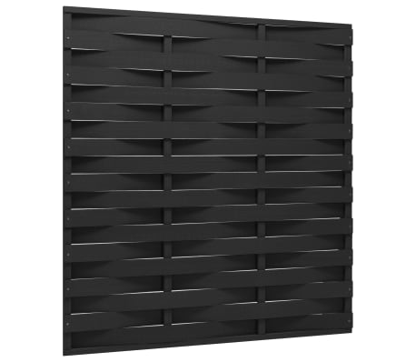 vidaXL Fence Panel WPC 170x180 cm Black