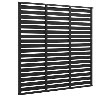 vidaXL Fence Panel WPC 170x180 cm Black