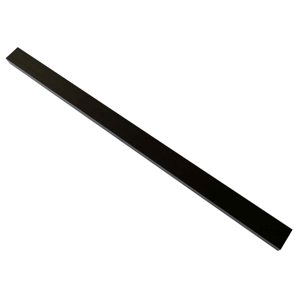 vidaXL Grindă de terasă, 6 buc., negru, 170x8,5x4,5 cm, WPC