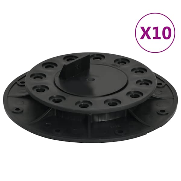 vidaXL reguleeritavad jalad p&otilde;randaplaatidele, 10 tk, 20-30 mm