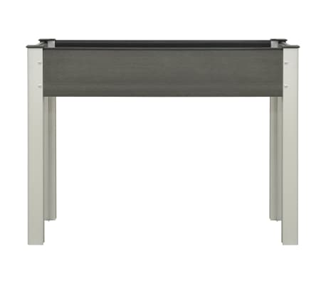 vidaXL Aukštas sodo lovelis, pilkos spalvos, 100x40x75cm, WPC